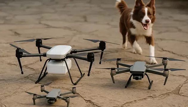 Een drone met een camera