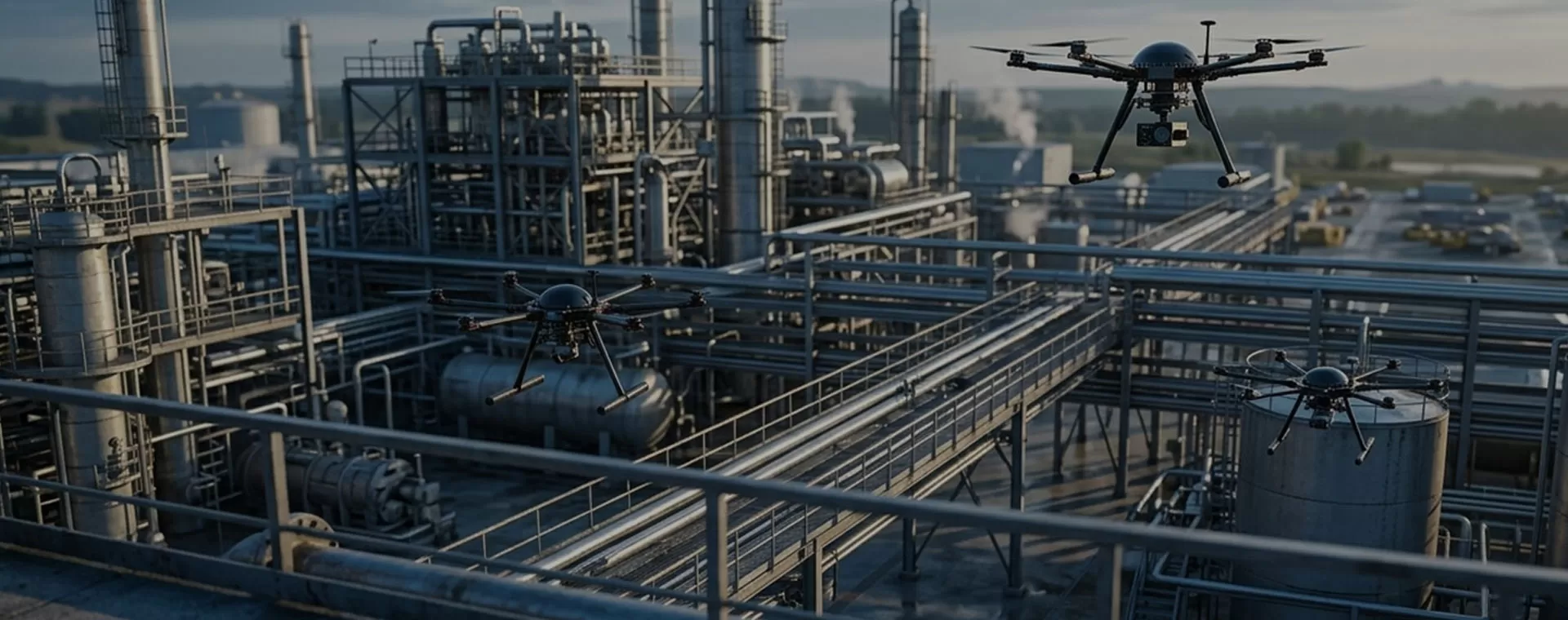 Autonome industriële drones voor precisie-inspectie