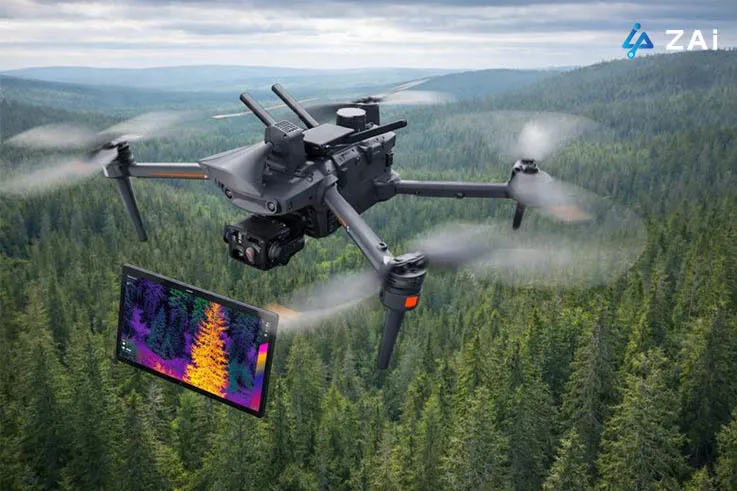 Kan een drone in de bosbouw ongedierte detecteren