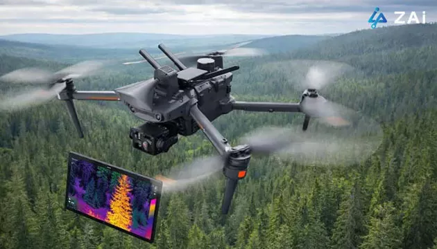 Kan een drone in de bosbouw insecten detecteren?