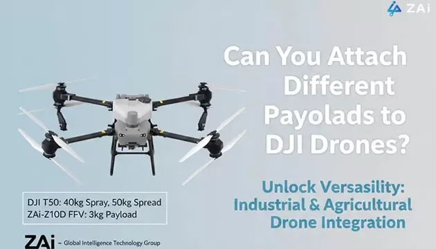Kun je verschillende payloads aan DJI-drones bevestigen?