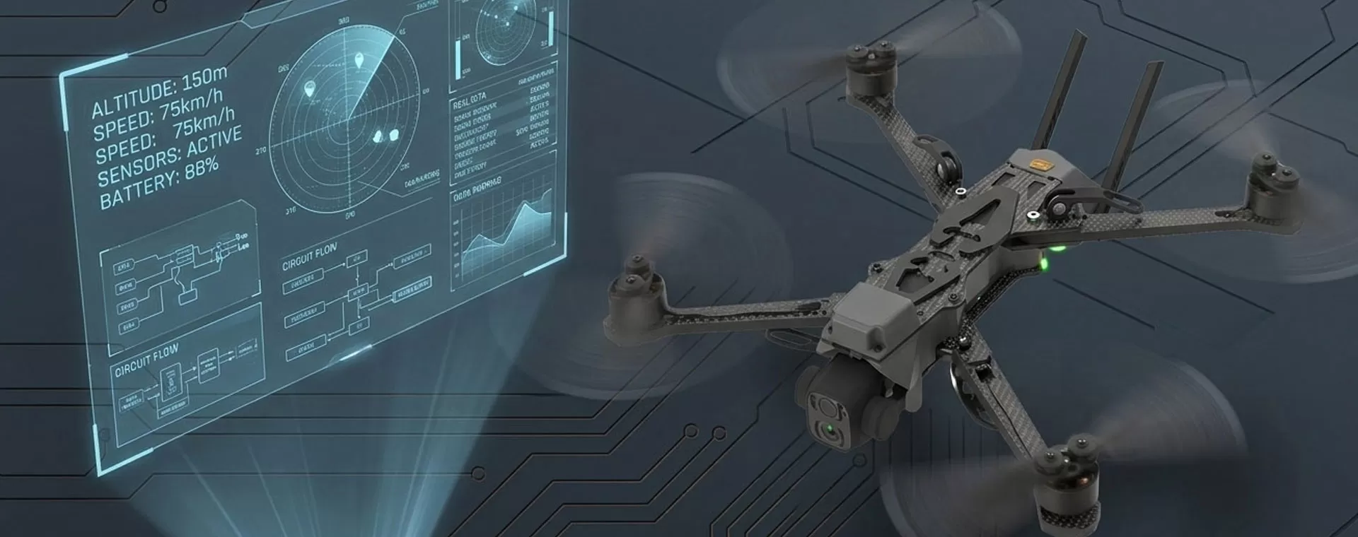 Betrouwbare commerciële drones ontworpen voor veeleisende omgevingen