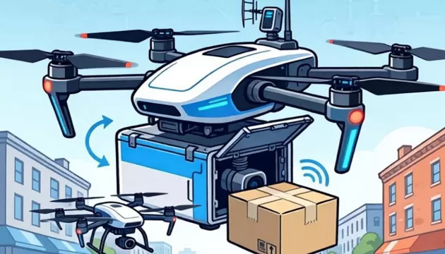 Bezorgdrones: een nieuwe toekomst openen voor intelligente logistiek op lage hoogte
