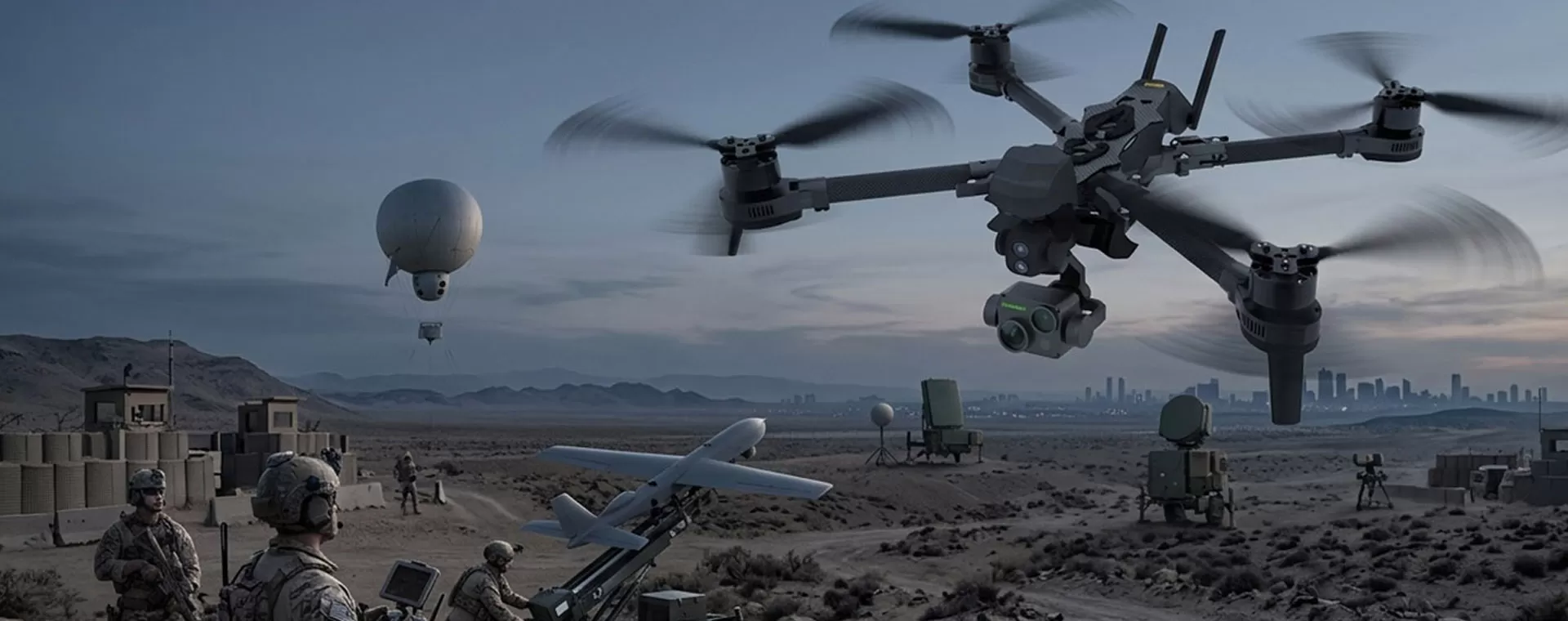 Militaire drones voor precisieverdediging