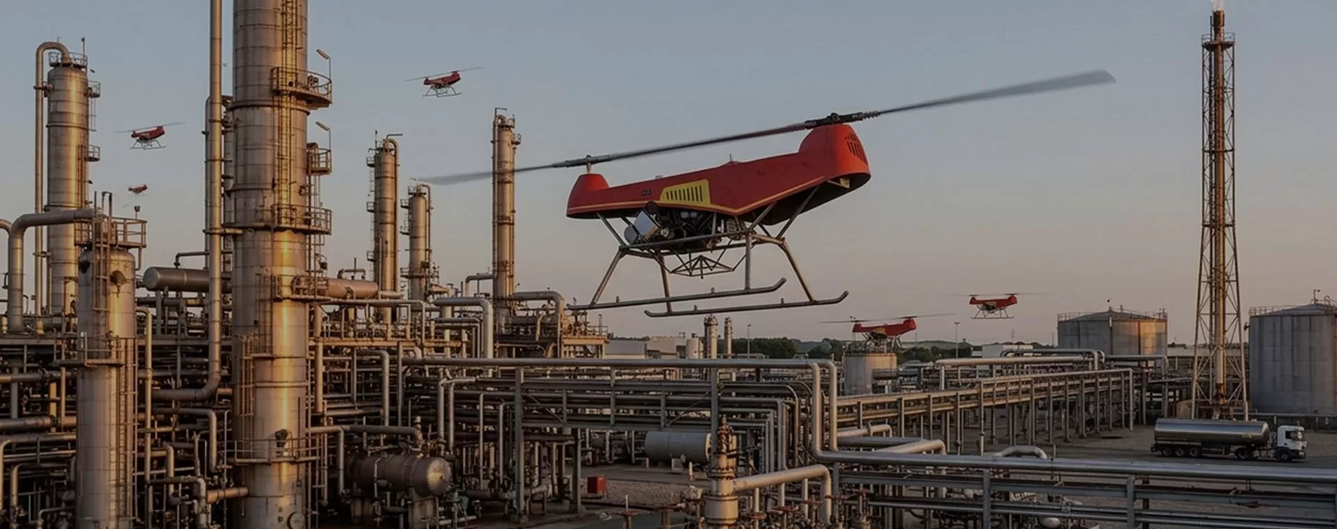 Olie- en gasdrones voor de precisie-energiesector