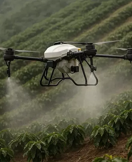 Het oplossen van de uitdaging van ongelijke dekking: Een succesverhaal van de ZAi-Q100 drone in de commerciële koffieteelt