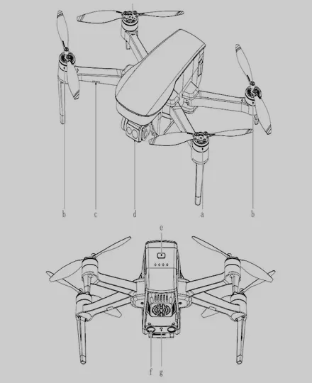 Op maat gemaakte drone-tekeningen voor klanten om exclusieve drones te creëren.