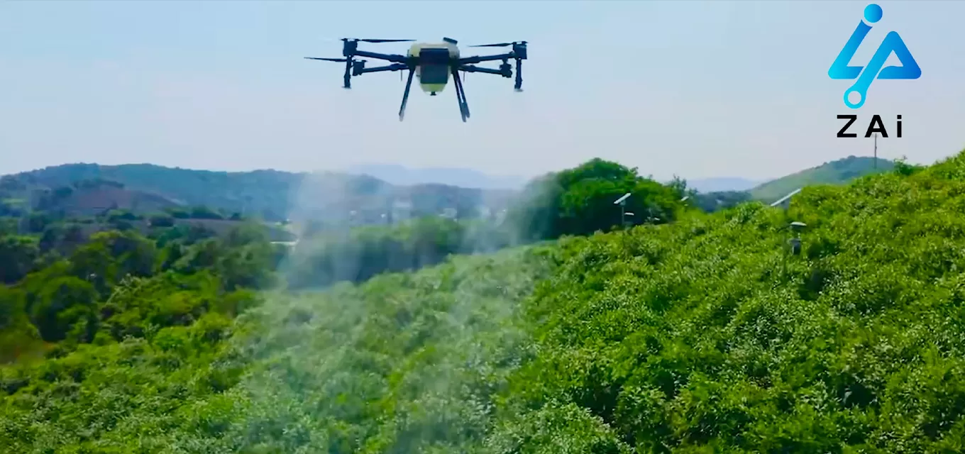 Video van ZAi-300E landbouwdrone