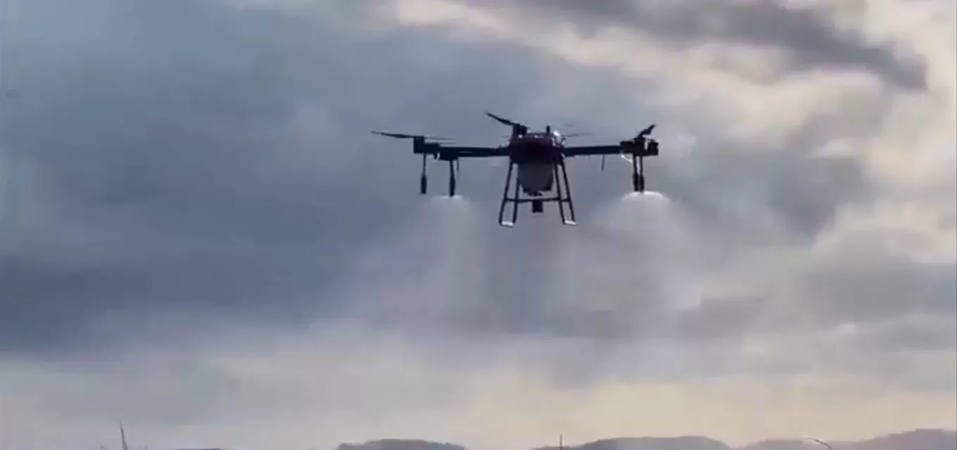 Video van ZAi-580 landbouwdrone