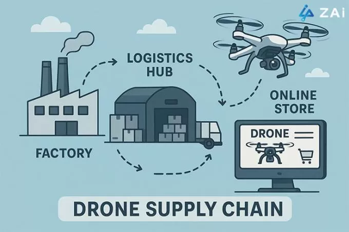 Waar komen de drones vandaan